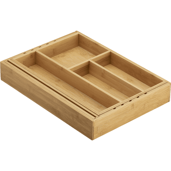 Expandable Bamboo Gadget Tray